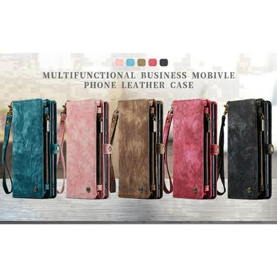 CASEME 008 Series Detachable 2-in-1 Wallet Split Leather Mobile Casing for iPhone 14 Pro