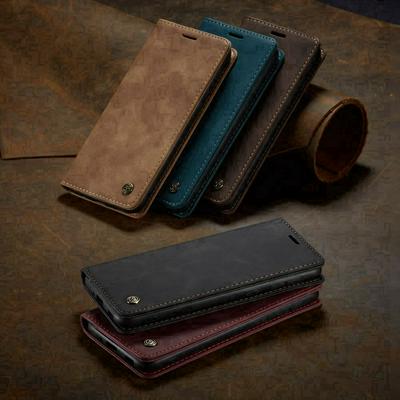 CASEME 013 Series for Xiaomi Redmi Note 12 Pro/POCO X5 PRO Wallet PU Leather Case Foldable Stand Magnetic Auto-absorbed Flip Cover