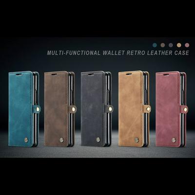 CASEME 013 Series for Samsung Galaxy Z Fold4 5G Wallet PU Leather Case Foldable Stand Magnetic Auto-absorbed Flip Cover