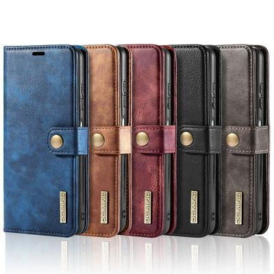 DG.MING Wallet Split Leather Cover Detachable 2-in-1 PC Back Case for Samsung Galaxy A21S