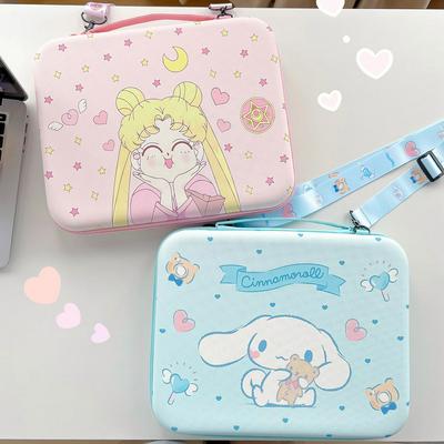 12.9 inch EVA Shockproof Tablet Cable Charger Power Bank Storage Bag Digital Accessories Carrying Case