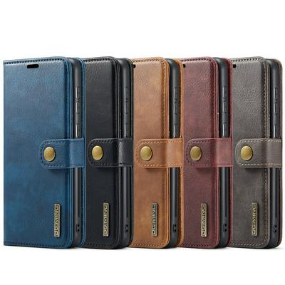 DG.MING Wallet Split Leather Cover Detachable 2-in-1 PC Back Case for Samsung Galaxy A32 4G