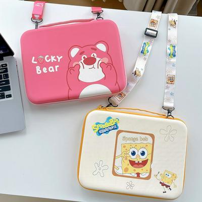 11 Inch Cartoon Hard HandBag for Ipad Pro Air 4 10.9 Xiaomi Mi Pad 5 Tablet Protective Case Anti-fall K380 Keyboard Storage Bag