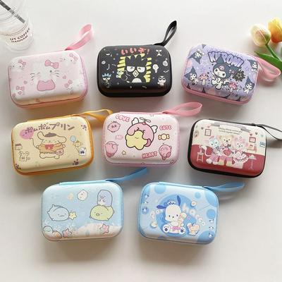 9.5x13.5cm Cute Cartoon Headphone Data Cable Storage bags for iPhone Android USB Cable Earphone Earbud Accessories Zipper Bag Pocket Pouch