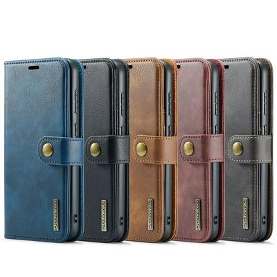 DG.MING Wallet Split Leather Cover Detachable 2-in-1 PC Back Case for Samsung Galaxy S23