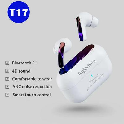 T17 TWS ENC Noise-Canceling Portable Mini Earphone  Touch Control Sports Wireless In-ear Headset Waterproof No Delay