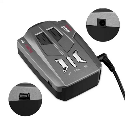 V9 Radar Detector Car English/Russian Auto Mobile Full Band Radar Speed Detector with LED Display and Voice Alert