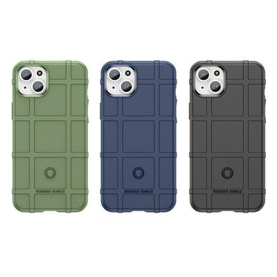 For iPhone 15 Plus Rugged Shield Detachable Shockproof Frosted All-Inclusive Flexible TPU Cover Case
