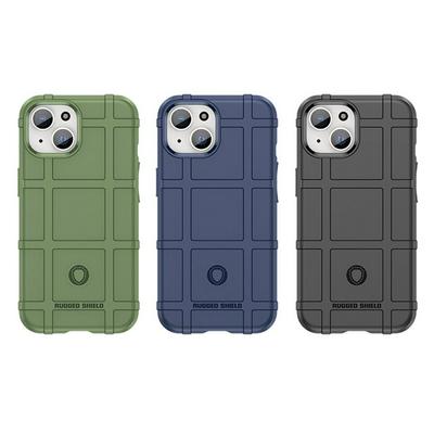 For iPhone 15 Rugged Shield Detachable Shockproof Frosted All-Inclusive Flexible TPU Cover Case