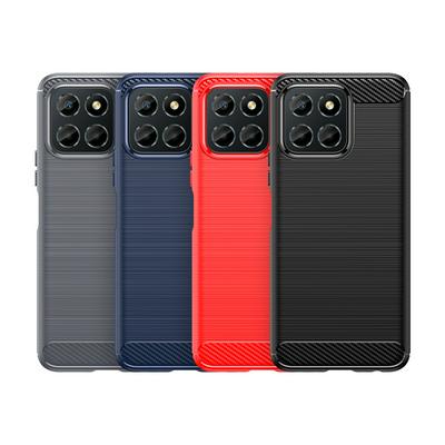 For Honor X8A 5G Case Bumper Shockproof Anti-knock Soft Silicone Carbon Fiber Cover For Honor X8A 5G Case For Honor X8A 5G Case