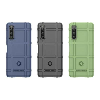 For Sony Xperia 10 V Shield Protective Series Military-grade Anti-fall Shockproof Soft TPU Back Cover Case