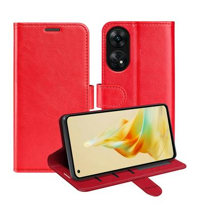 For OPPO Reno 8T 4G R64 Pattern Single Folded Edge Folio Flip Leather Wallet Phone Case