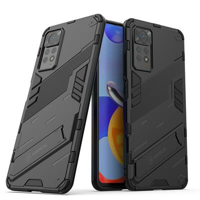 Phone Case for Xiaomi Redmi Note 12 Pro 4G Kickstand TPU + PC Protective Cell Phone Cover