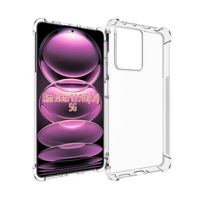 Xiaomi Redmi Note 12 Pro 5G Anti-Fingerprint Non-Slip Waterproof Four Corners Shockproof Transparent Soft TPU Back Cover Protective Case