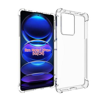 Xiaomi Redmi Note 12 Pro Plus 5G Anti-Fingerprint Non-Slip Waterproof Four Corners Shockproof Transparent Soft TPU Back Cover Protective Case