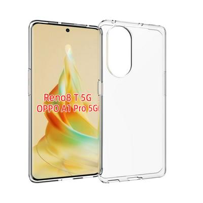 For Oppo Reno 8T 5G Transparent TPU Shockproof Scratch Resistant Back Cover Phone Case