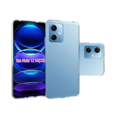 For Xiaomi Redmi Note 12 5G Transparent TPU Shockproof Scratch Resistant Back Cover Phone Case