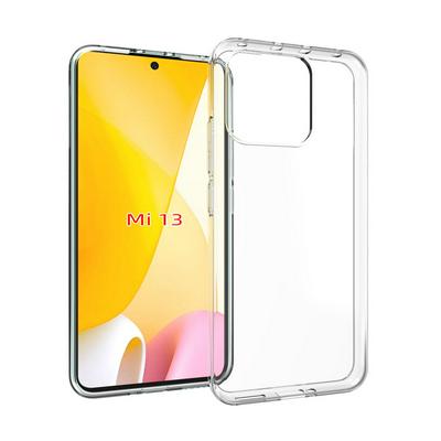 For Xiaomi 13 Transparent TPU Shockproof Scratch Resistant Back Cover Phone Case