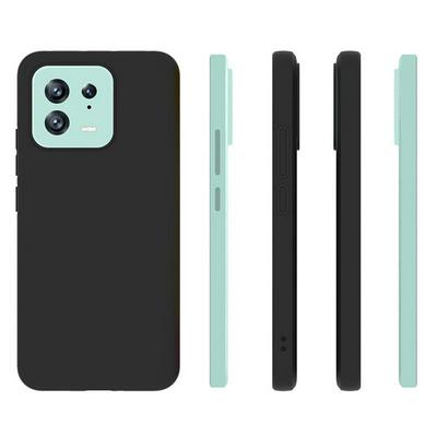 For Xiaomi 13 Black Matte Shockproof Durable Soft TPU Back Cover Phone Case 