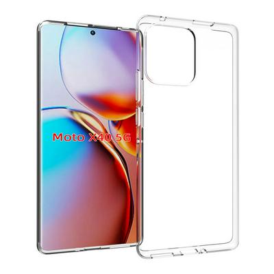 For Motorola Edge 40 Pro/X40/X40 Pro Transparent TPU Shockproof Scratch Resistant Back Cover Phone Case