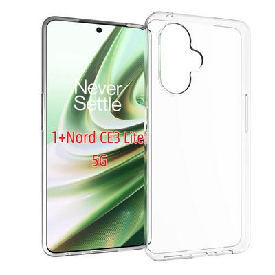For OnePlus Nord CE 3 Lite Transparent TPU Shockproof Scratch Resistant Back Cover Phone Case