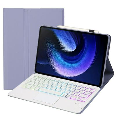 A0N7-AS Suitable for Xiaomi Tablet 6/6 Pro 11 inch TPU Shell Sheep Fine Grain Ultra Thin Touch Backlit Bluetooth Keyboard