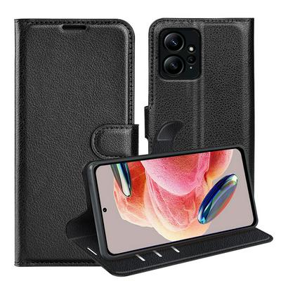 For Xiaomi Redmi Note 12 4G Pattern Single Folded Edge Folio Flip Leather Wallet Phone Case