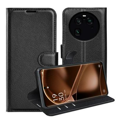 For Oppo Find X6 Pro Pattern Single Folded Edge Folio Flip Leather Wallet Phone Case