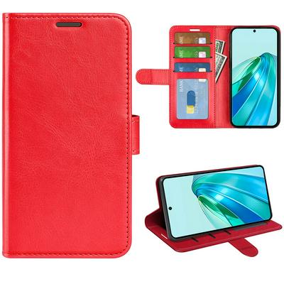 For Honor Magic5 Lite/X9A R64 Pattern Single Folded Edge Folio Flip Leather Wallet Phone Case