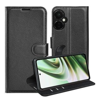 For OnePlus Nord CE3 Pattern Single Folded Edge Folio Flip Leather Wallet Phone Case