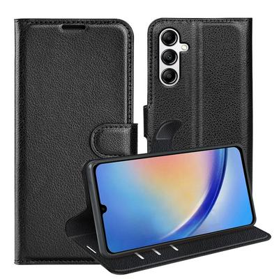 For Samsung Galaxy A34 Pattern Single Folded Edge Folio Flip Leather Wallet Phone Case