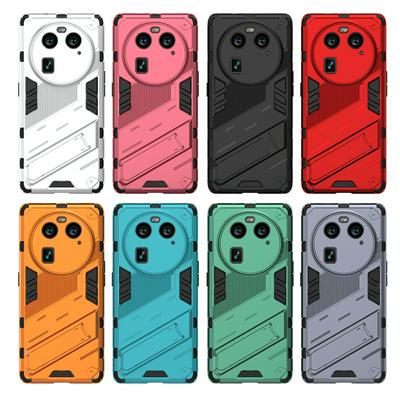 Phone Case for Oppo Find X6 Kickstand TPU + PC Protective Cell Phone Cover