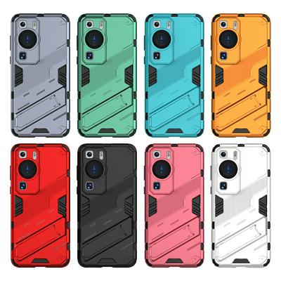 Phone Case for Huawei P60 Pro Kickstand TPU + PC Protective Cell Phone Cover