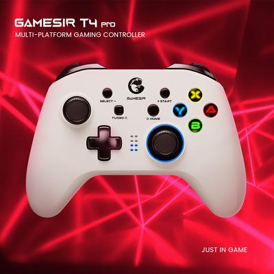 GameSir T4 Pro White Gaming Controller 2.4G/Bluetooth Wireless Gamepad for Nintendo Switch PC Cellphone Cloud Games 2023 New
