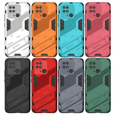 Phone Case for Xiaomi Redmi 10C Kickstand TPU + PC Protective Cell Phone Cover