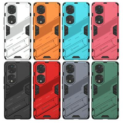 Phone Case for Honor 70 Pro Kickstand TPU + PC Protective Cell Phone Cover