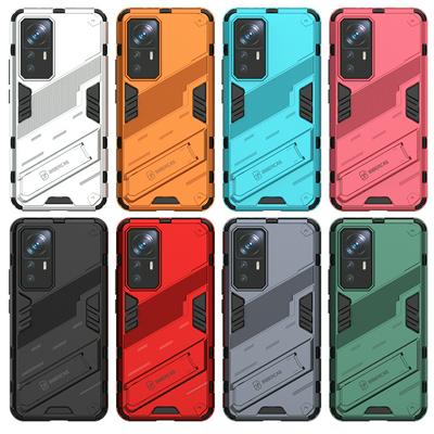 Phone Case for Xiaomi 12T Pro Kickstand TPU + PC Protective Cell Phone Cover