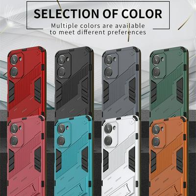 Phone Case for OPPO Realme 10 4G Kickstand TPU + PC Protective Cell Phone Cover