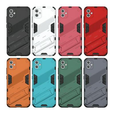 Phone Holder Case For Samsung Galaxy A04E Case Bumper Anti-knock Hard Armor Full Cover For Samsung A04E Case For Samsung A04E