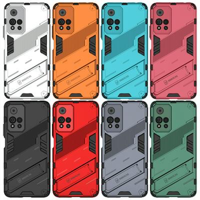 Phone Case for Xiaomi Redmi Note 11 Pro Plus 5G Kickstand TPU + PC Protective Cell Phone Cover