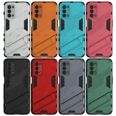 Phone Case for Oppo A74 5G Kickstand TPU + PC Protective Cell Phone Cover