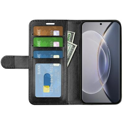 For vivo X90 R64 Pattern Single Folded Edge Folio Flip Leather Wallet Phone Case