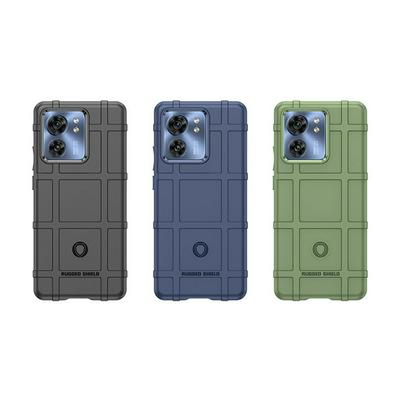 For Motorola Edge 40 Rugged Shield Detachable Shockproof Frosted All-Inclusive Flexible TPU Cover Case