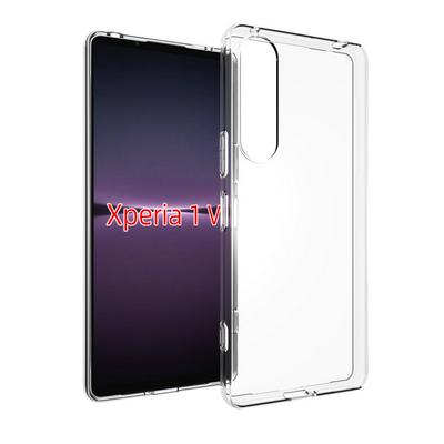 For Sony Xperia 1 V Transparent TPU Shockproof Scratch Resistant Back Cover Phone Case