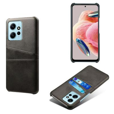 For Xiaomi Redmi Note 12 5G Extra Thinness Premium Cowhide Leather Vintage Shockproof Hard PC Back Cover Case