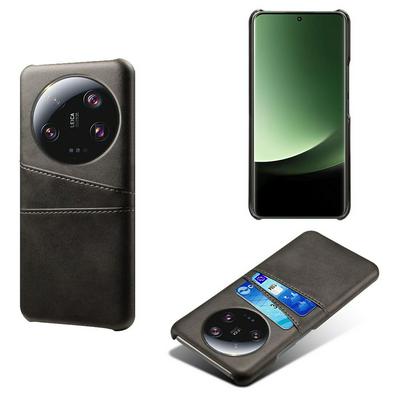 For Xiaomi 13 Ultra Extra Thinness Premium Cowhide Leather Vintage Shockproof Hard PC Back Cover Case