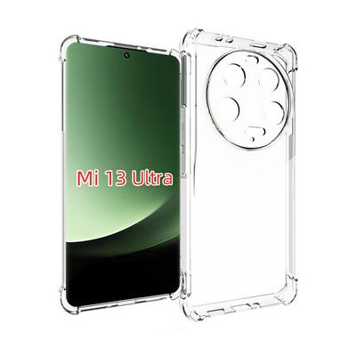 Xiaomi 13 Ultra Anti-Fingerprint Non-Slip Waterproof Four Corners Shockproof Transparent Soft TPU Back Cover Protective Case
