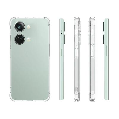 OnePlus NORD 3 Anti-Fingerprint Non-Slip Waterproof Four Corners Shockproof Transparent Soft TPU Back Cover Protective Case