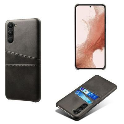 For Samsung Galaxy S23 Extra Thinness Premium Cowhide Leather Vintage Shockproof Hard PC Back Cover Case