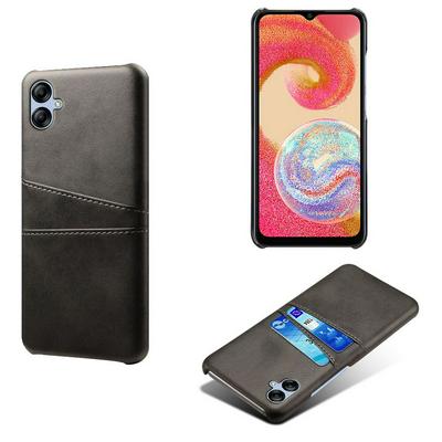 For Samsung Galaxy A04e Extra Thinness Premium Cowhide Leather Vintage Shockproof Hard PC Back Cover Case